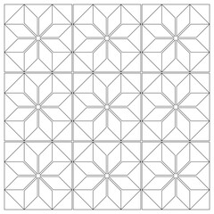 Monochromatic Geometric Elegance: Ancient Black and White Tiles