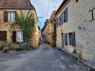 Village de Fanlac, Dordogne, Périgord, Vallée de l'homme, France 