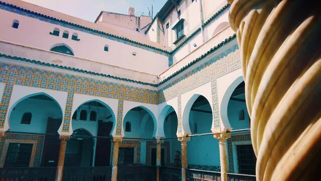 interior house of the casbah of algiers algeria