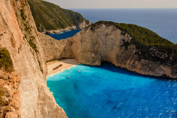 Zakynthos is a Greek island for summer holidays