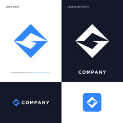 A G Logo Vector Icon Illustration Design