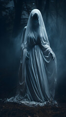Halloween Wraiths, Illustration, created with the help of AI - obrazy, fototapety, plakaty