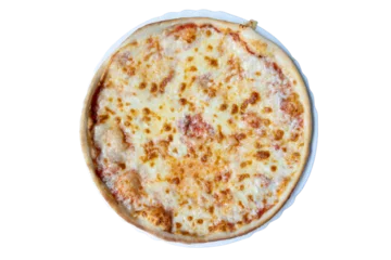 Tuinposter Delicious pizza Margherita.tomato sauce and mozzarella © jcalvera