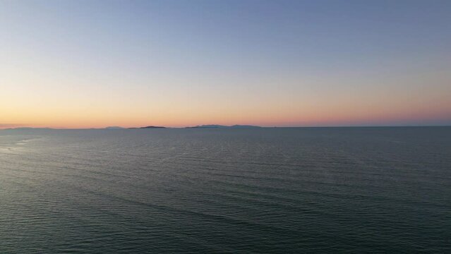 Aerial footage of Bushland Beach Townsville Queensland, Australia