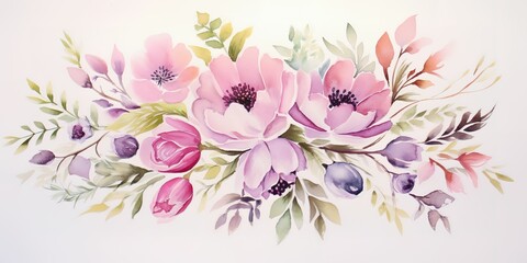 Fototapeta na wymiar floral abstract background