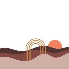 Boho Aesthetic Footer