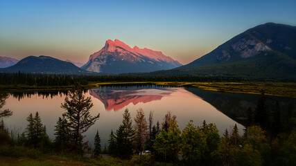 Vermilion Lakes Sunset