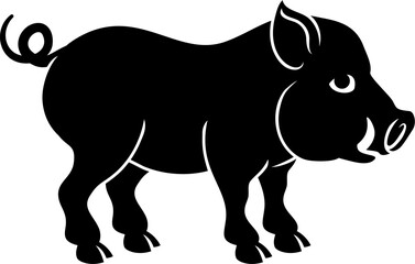 A pig or wild boar, could be a Chinese zodiac horoscope astrology animal year sign