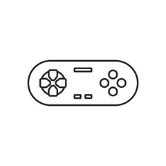 .Gamepad icon vector illustration. Joystick on isolated background. Controller sign concept.