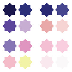 Abstract color palette. Color chart.