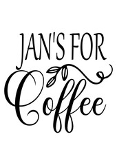 Jan's for coffee