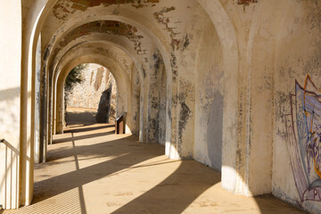 buildings with large windows with sea views