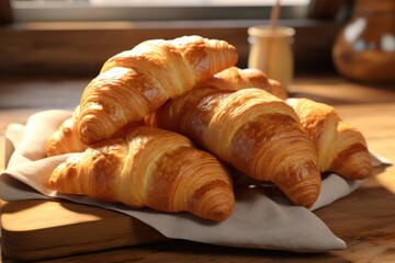 bunch of croissants