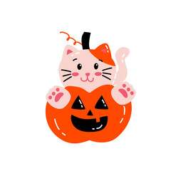Halloween Cat Vector 