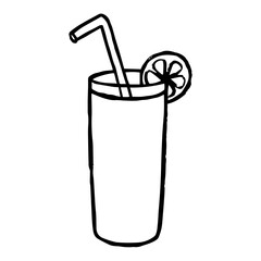 Juice cartoon illustration
