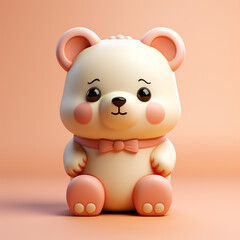 Cucte baby bear Generated AI