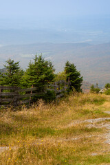 Fall color around Jay Peak tourist site in the United States