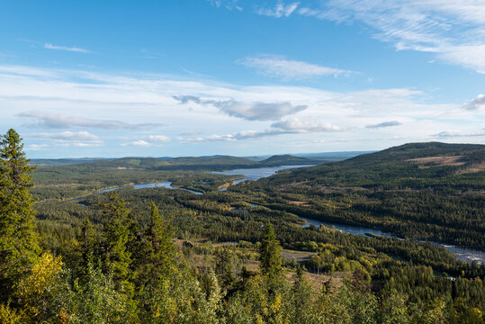 Stalonbergets utsiktsplats in Schweden