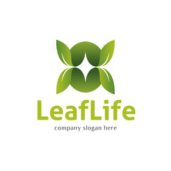 eco friendly logo, go green Logo leaf ecology nature element vector, leaf life logo, mw green logo