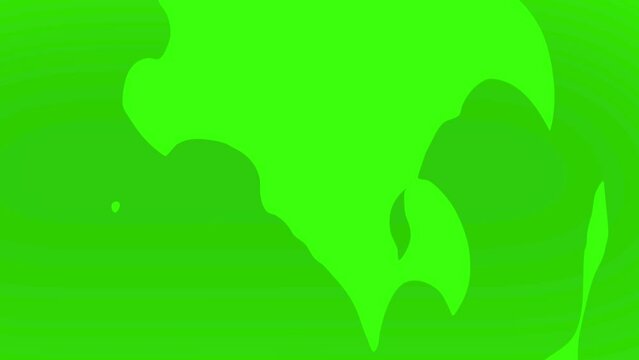 Cartoon fire explosion on a green screen. Cartoon fire transition animation with key color. Cartoon fire animation. 4K video