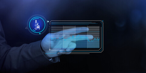 Fototapeta premium Oil and gas sector sustainable development infographic illustration.