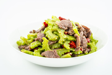 Stir-fried beef with bitter melon