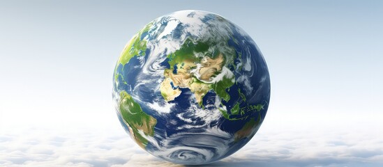 of Earth with elements provided by Artificial Intelligence