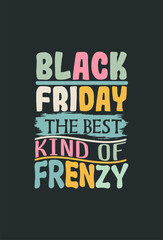 vector black Friday vintage t shirt design template