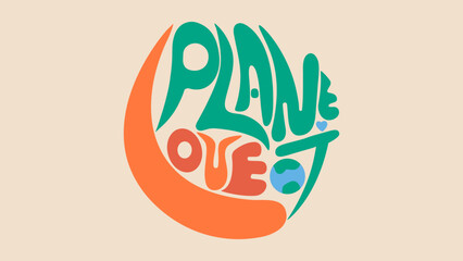 Eco lettering with the inscription 