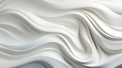 Obraz premium Abstract White and Gray Geometric Modern Design White Background