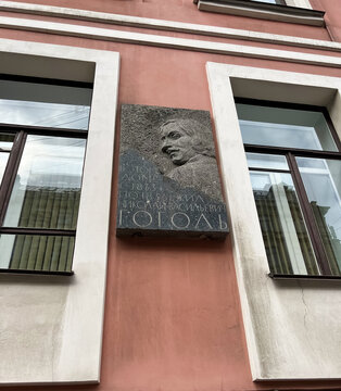 St. Petersburg, Russia - August 21 , 2023: Gogol's House
