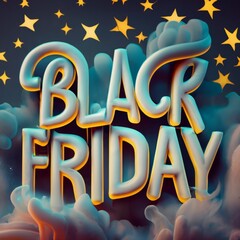 illustration for Black Friday advertising