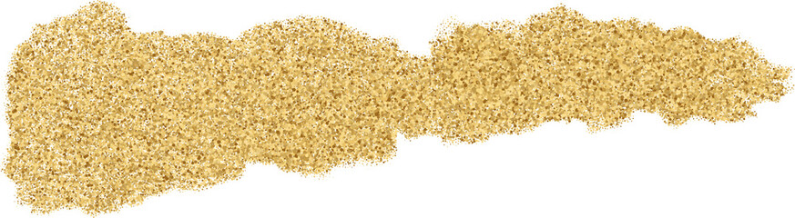 Gold decor glitter texture brush