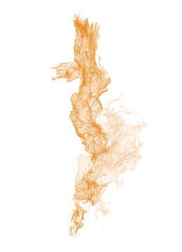Fire flame on transparent overlay white background isolated. Royalty high-quality free stock image of Fire burn flame isolated, abstract texture. Flaming explosion effect with burning overlays