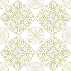 Mandala seamless pattern for your artwork