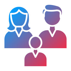 Vector Design Customer Family Icon Style