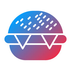 Vector Design Burger Icon Style
