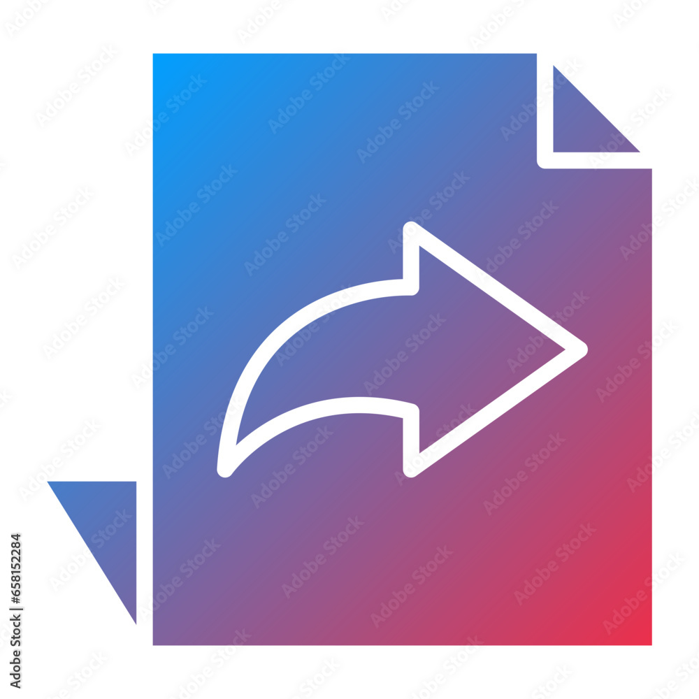 Poster vector design file transfer icon style