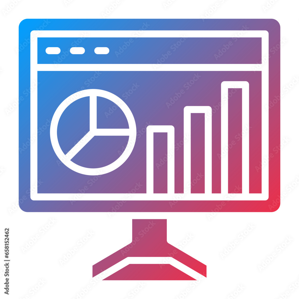 Poster vector design website dashboard icon style