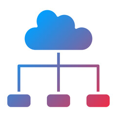 Vector Design Cloud Connection Icon Style