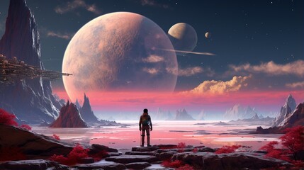 A charming, AI-driven exploration of a distant alien planet