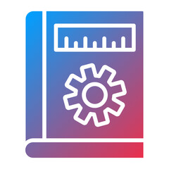 Vector Design Engineer Notebook Icon Style