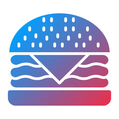 Vector Design Burger Icon Style