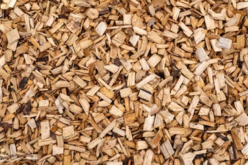 Fensteraufkleber close up of some wood chips © Joose