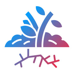 Vector Design Seedling Icon Style