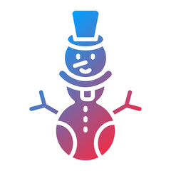 Vector Design Snowman Without Snow Icon Style
