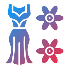 Vector Design Spring Collection Icon Style