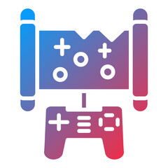 Vector Design Game Map Icon Style