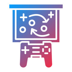 Vector Design Game Strategy Icon Style
