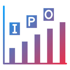 Vector Design IPO Icon Style